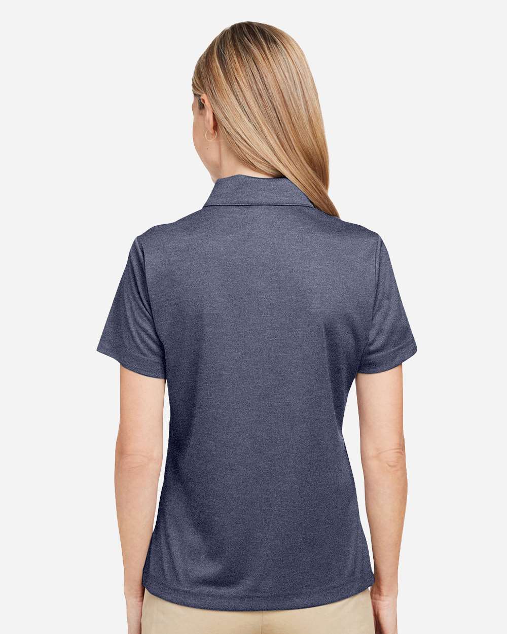 Team 365 Women's Zone Sonic Heather Performance Polo - TT51HW Sport Dark Navy Heather