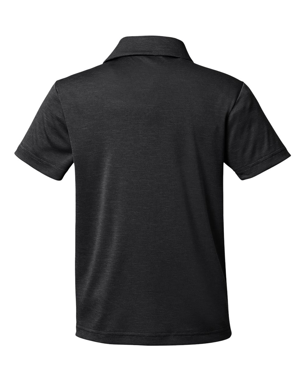 Team 365 Youth Zone Sonic Heather Performance Polo - TT51HY Black Heather