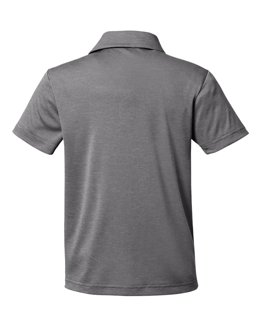 Team 365 Youth Zone Sonic Heather Performance Polo - TT51HY Dark Grey Heather