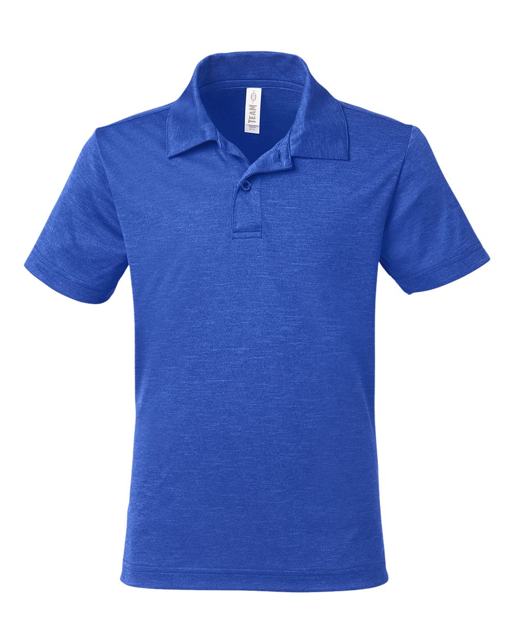 Team 365 Youth Zone Sonic Heather Performance Polo - TT51HY Sport Royal Heather