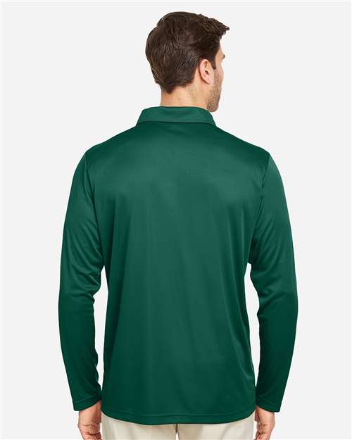 Team 365 Men's Zone Performance Long Sleeve Polo - TT51L Sport Forest