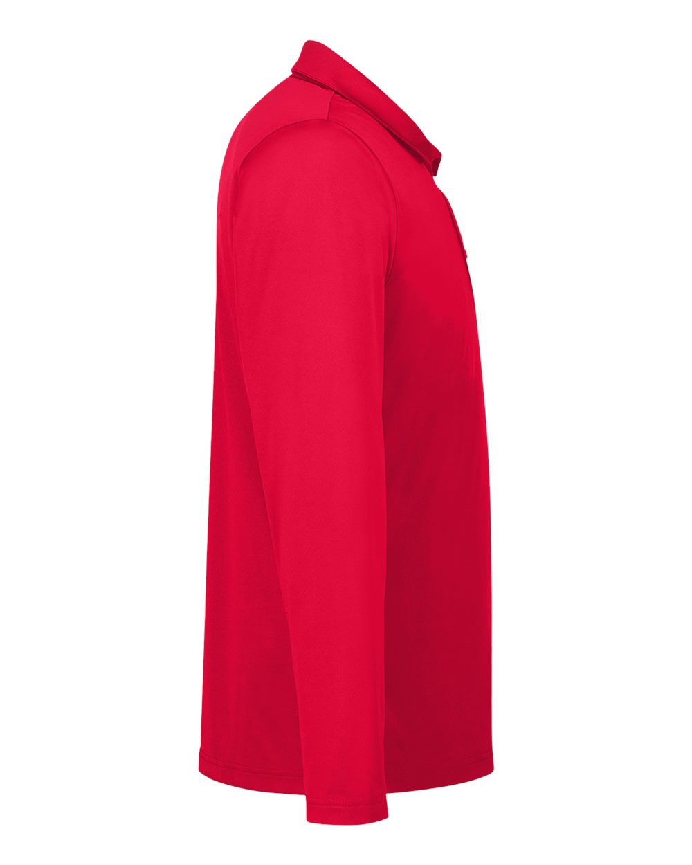 Team 365 Men's Zone Performance Long Sleeve Polo - TT51L Sport Red