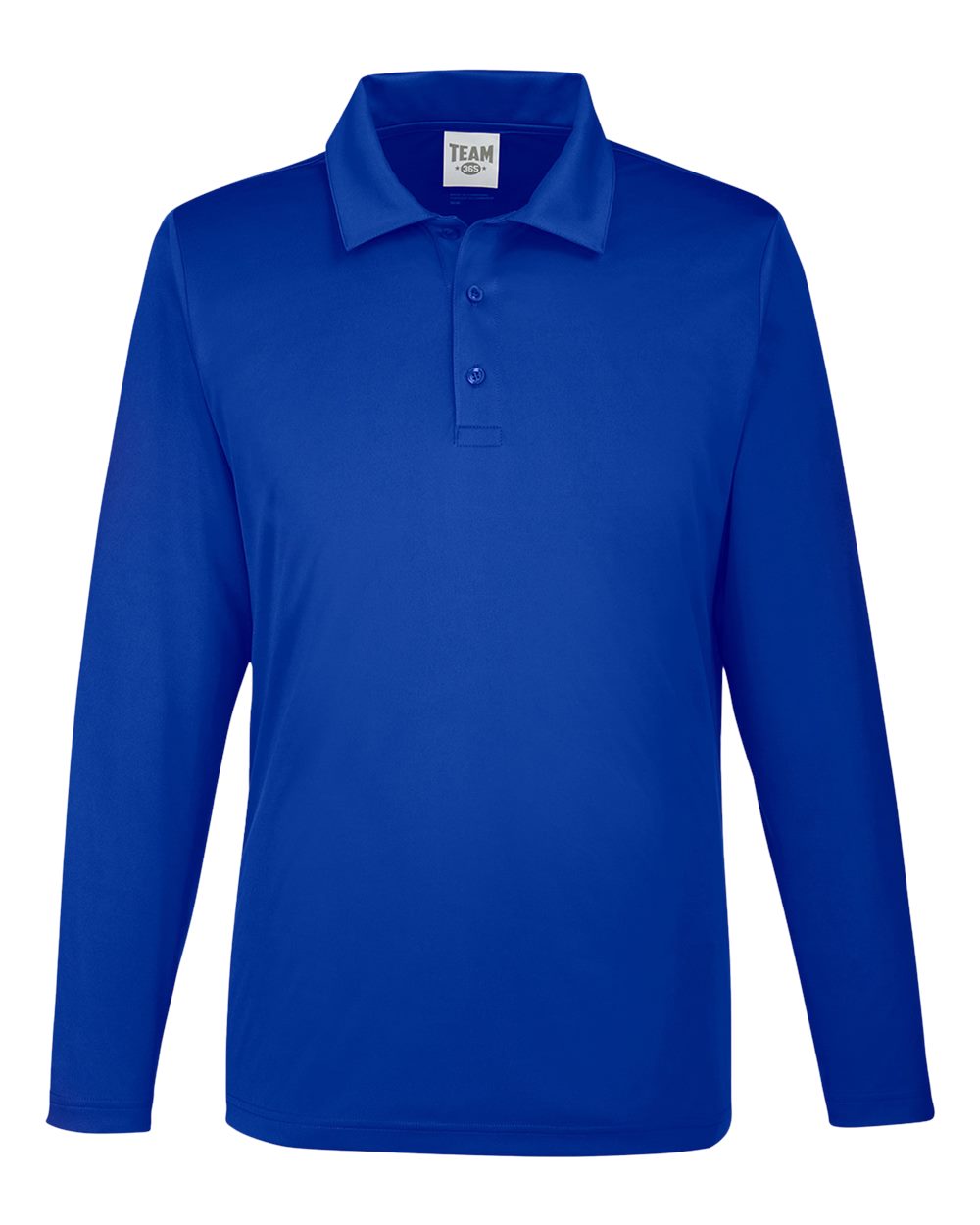 Team 365 Men's Zone Performance Long Sleeve Polo - TT51L Sport Royal