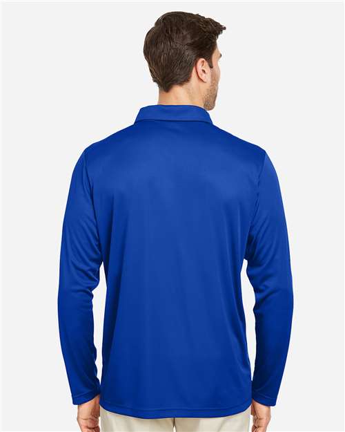 Team 365 Men's Zone Performance Long Sleeve Polo - TT51L Sport Royal