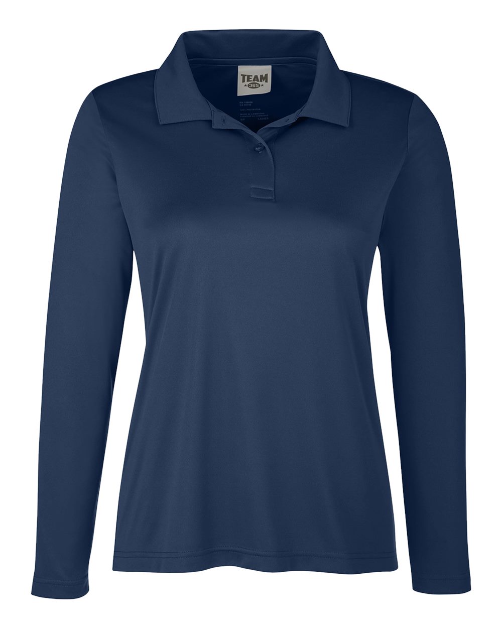 Team 365 Women's Zone Performance Long Sleeve Polo - TT51LW Sport Dark Navy