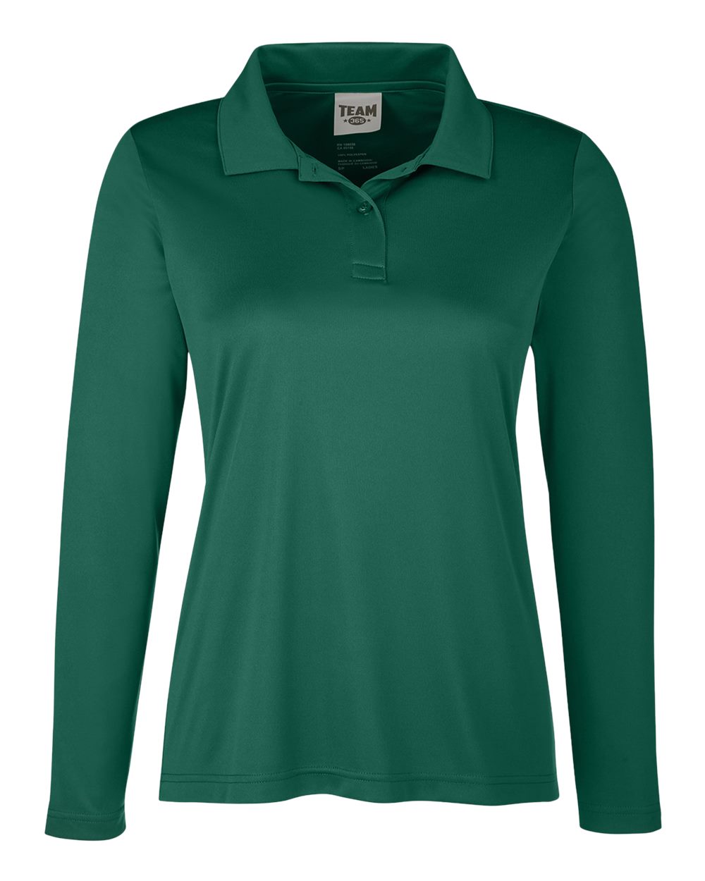 Team 365 Women's Zone Performance Long Sleeve Polo - TT51LW Sport Forest
