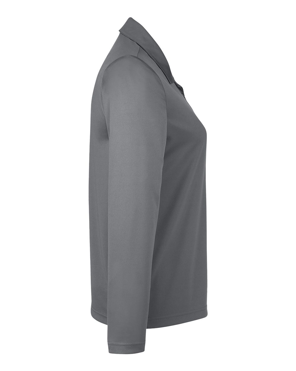Team 365 Women's Zone Performance Long Sleeve Polo - TT51LW Sport Graphite