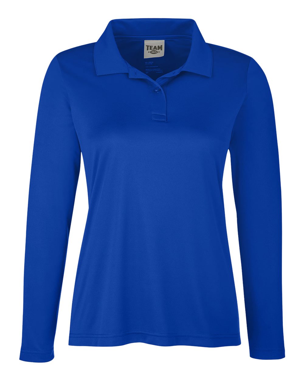 Team 365 Women's Zone Performance Long Sleeve Polo - TT51LW Sport Royal