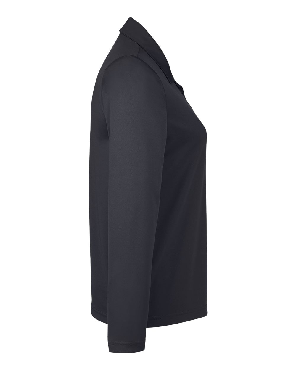 Team 365 Women's Zone Performance Long Sleeve Polo - TT51LW Black
