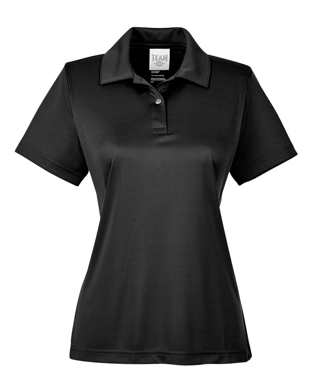 Team 365 Women's Zone Performance Polo - TT51W Black