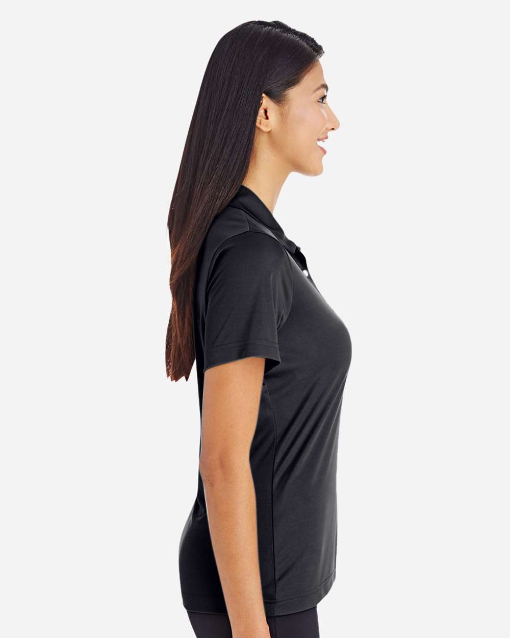 Team 365 Women's Zone Performance Polo - TT51W Black