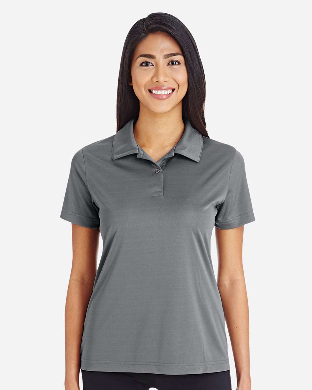 Team 365 Women's Zone Performance Polo - TT51W Sport Graphite