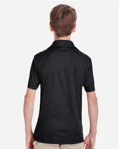 Team 365 Youth Zone Performance Polo - TT51Y Black