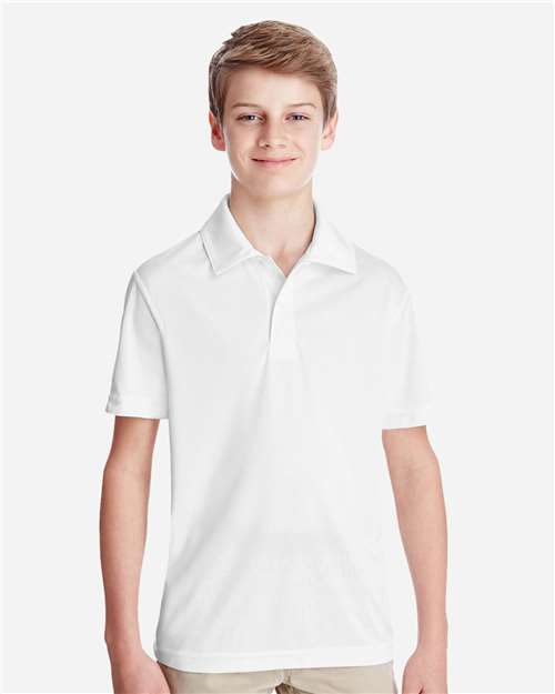 Team 365 Youth Zone Performance Polo - TT51Y White