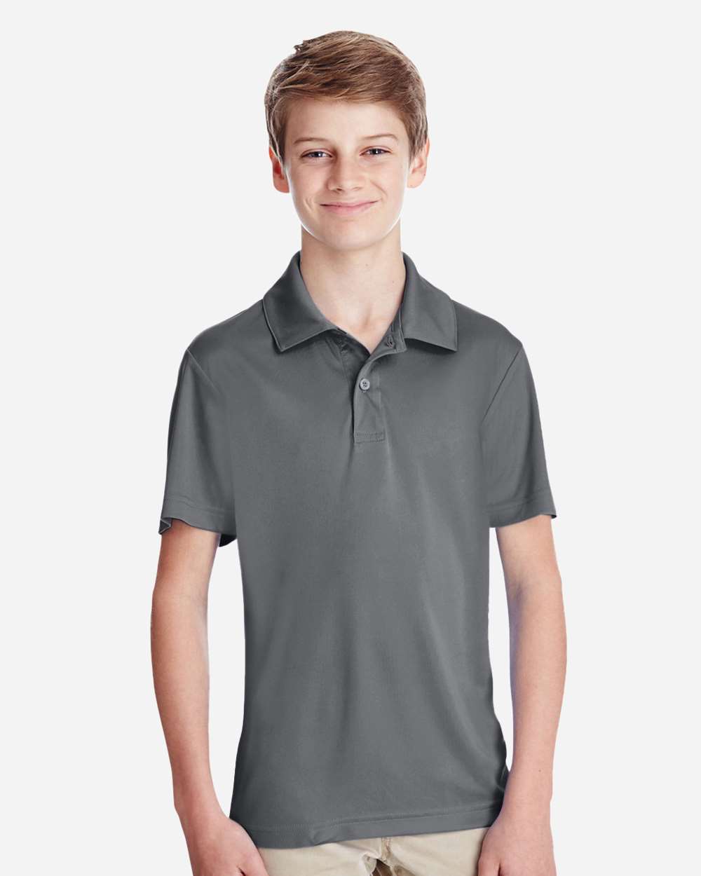 Team 365 Youth Zone Performance Polo - TT51Y Sport Graphite