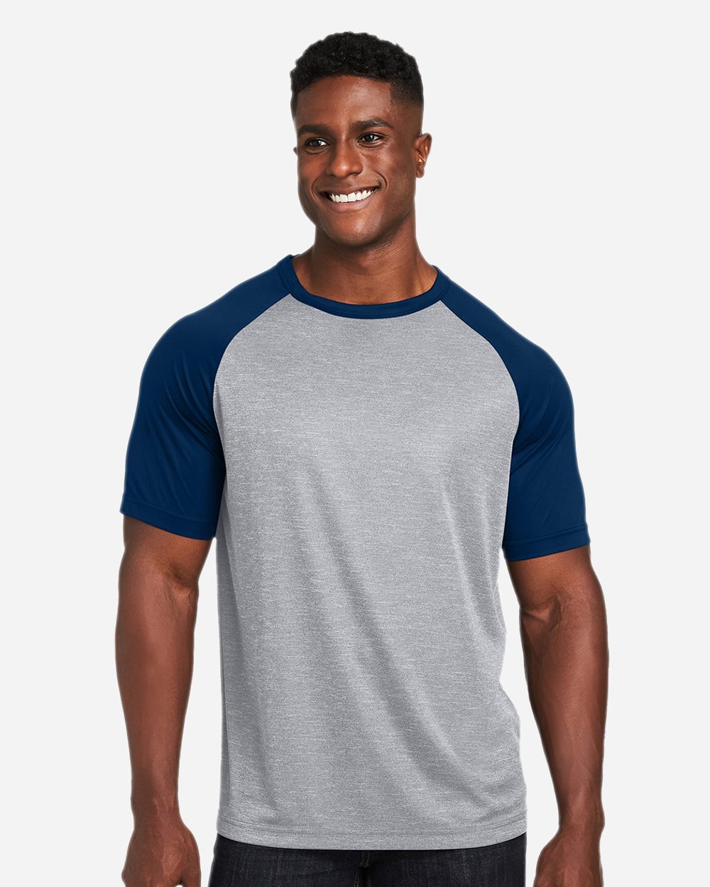 Team 365 Unisex Zone Colorblock Raglan T-Shirt - TT62