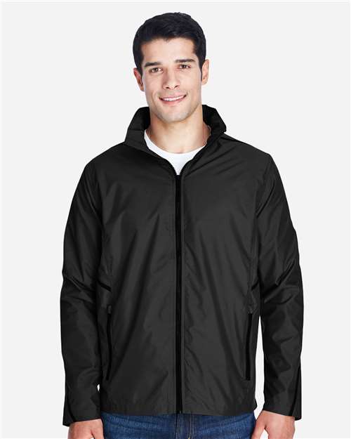Team 365 Unisex Conquest Jacket with Mesh Lining - TT70 Black