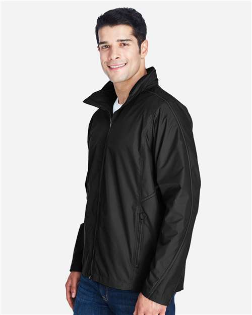 Team 365 Unisex Conquest Jacket with Mesh Lining - TT70 Black