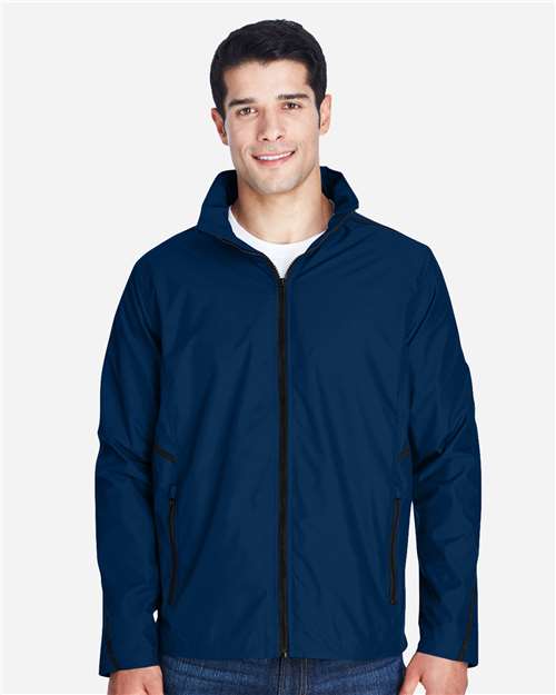 Team 365 Unisex Conquest Jacket with Mesh Lining - TT70 Sport Dark Navy
