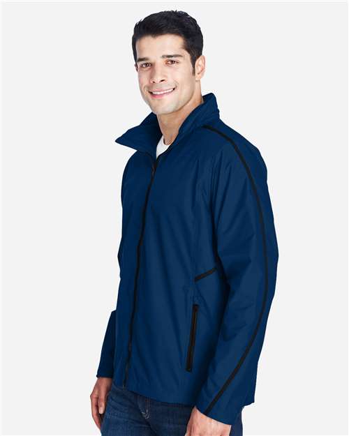 Team 365 Unisex Conquest Jacket with Mesh Lining - TT70 Sport Dark Navy