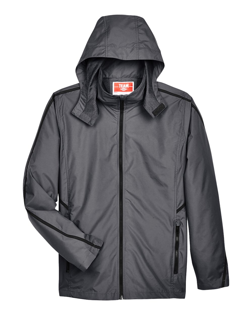 Team 365 Unisex Conquest Jacket with Mesh Lining - TT70 Sport Graphite