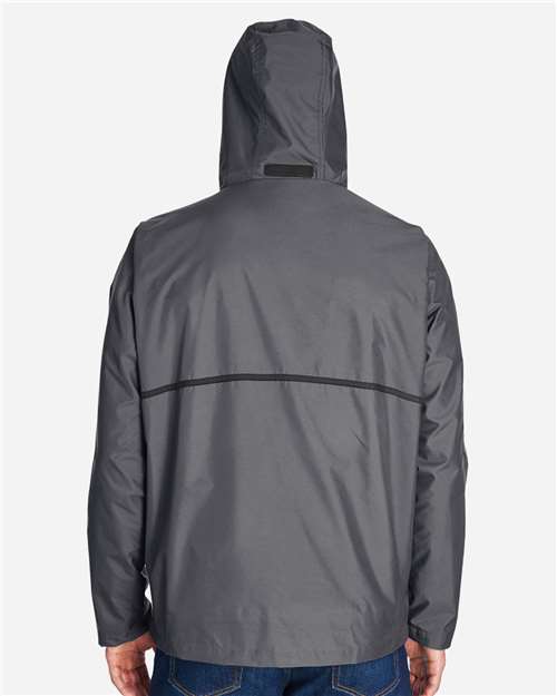 Team 365 Unisex Conquest Jacket with Mesh Lining - TT70 Sport Graphite