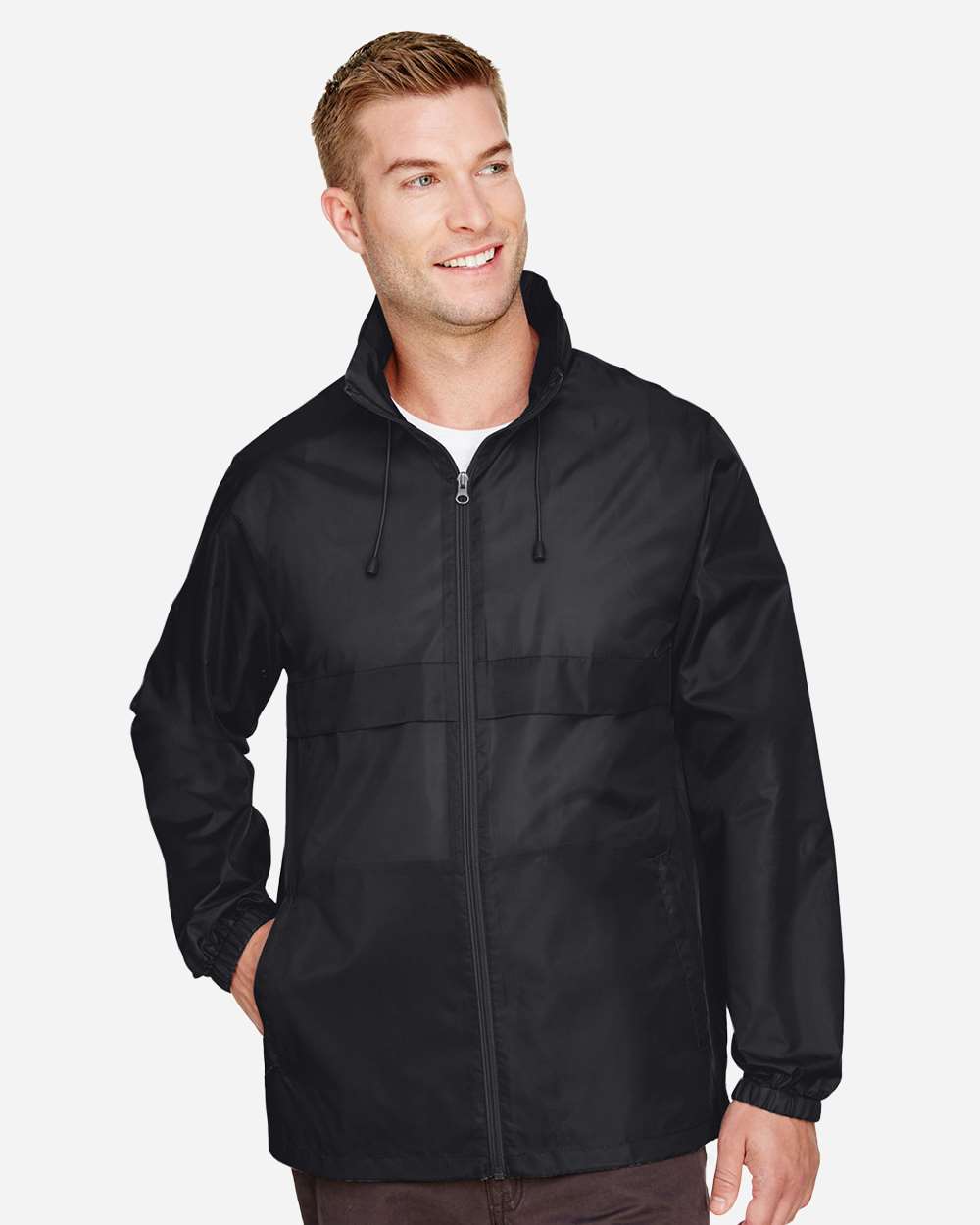 Team 365 Unisex Zone Protect Lightweight Jacket - TT73 Black