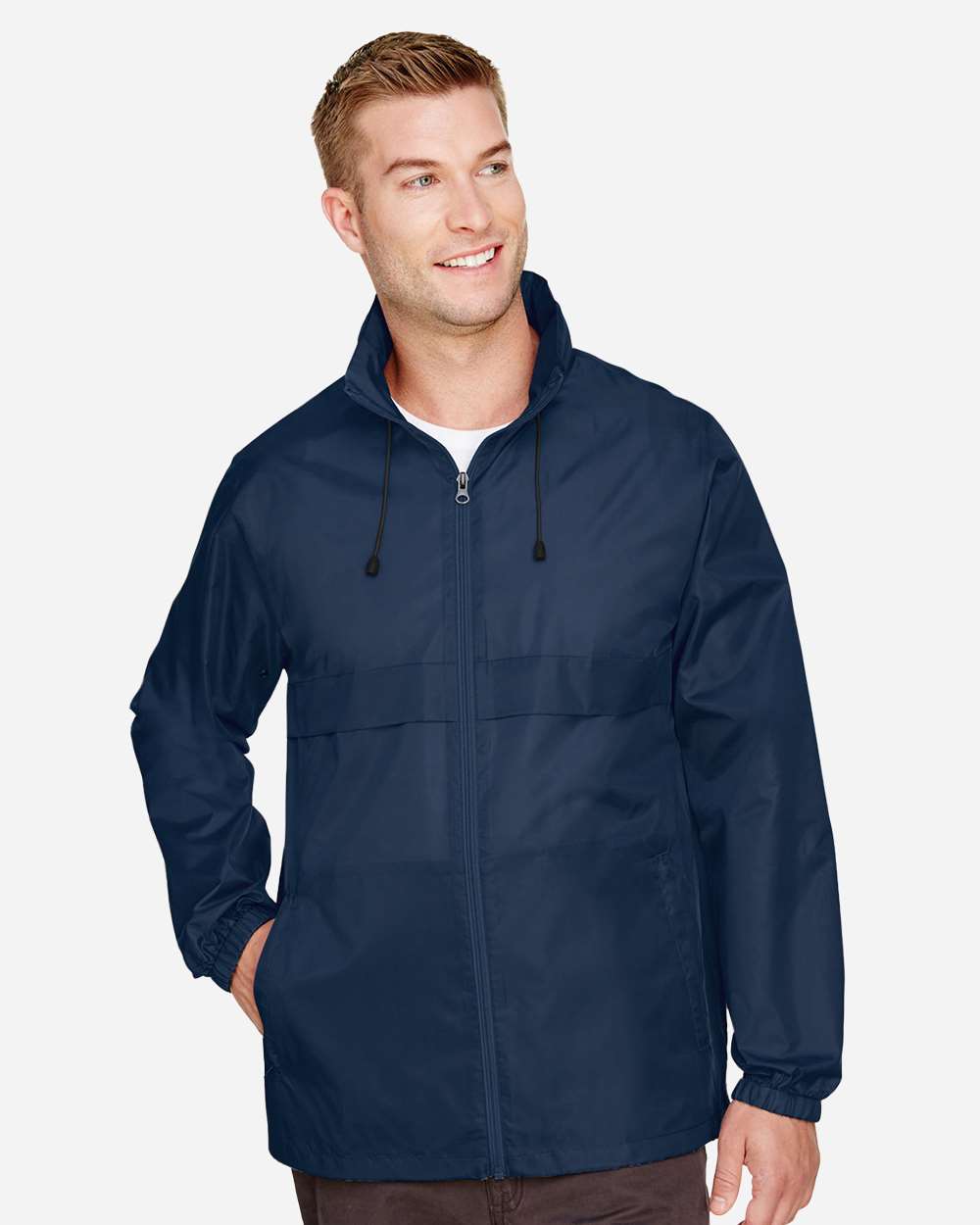 Team 365 Unisex Zone Protect Lightweight Jacket - TT73 Sport Dark Navy
