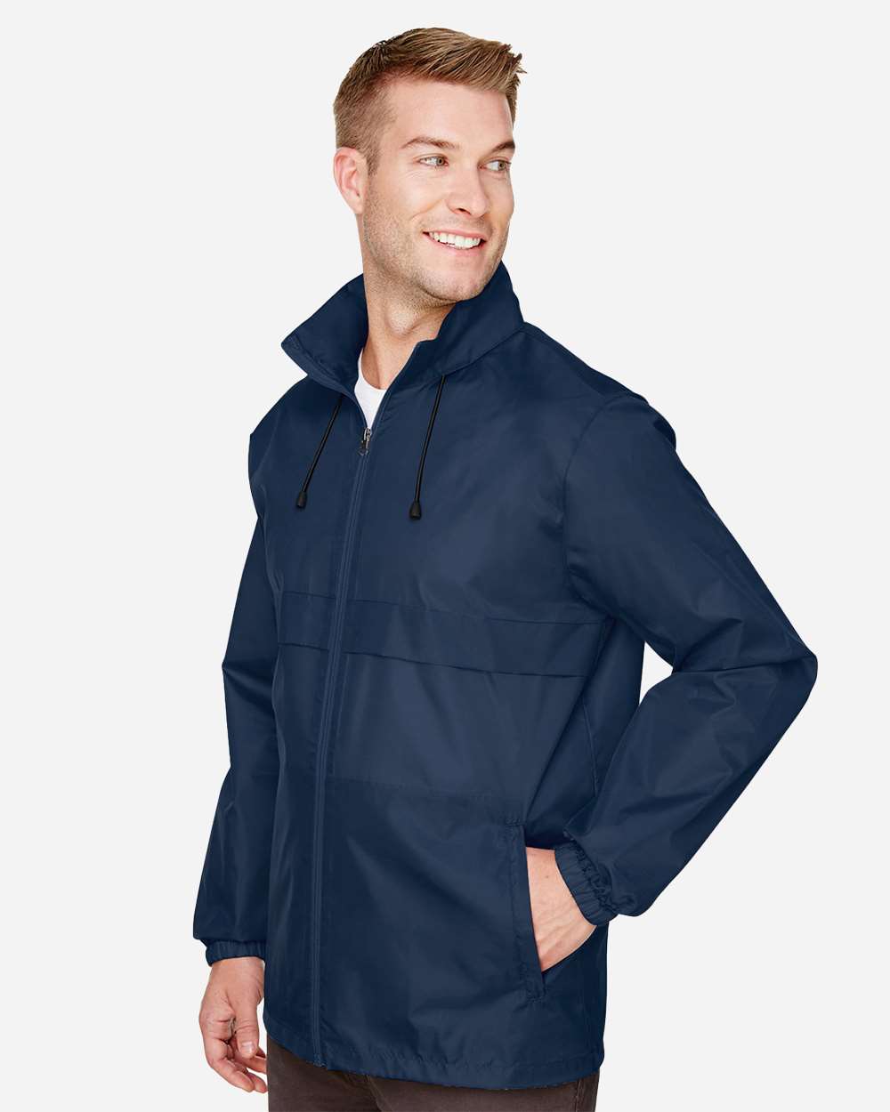 Team 365 Unisex Zone Protect Lightweight Jacket - TT73 Sport Dark Navy