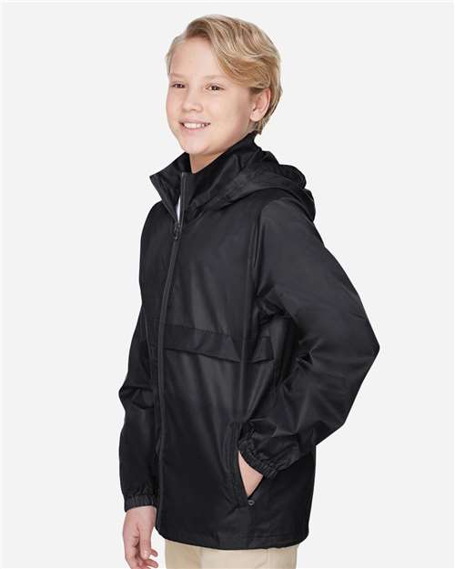 Team 365 Youth Zone Protect Lightweight Jacket - TT73Y Black