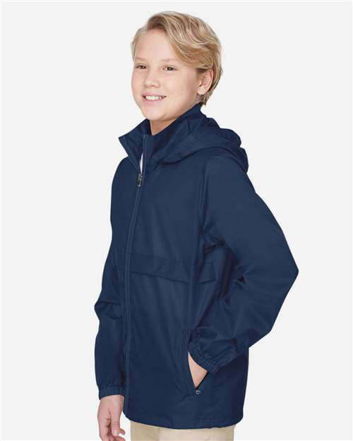 Team 365 Youth Zone Protect Lightweight Jacket - TT73Y Sport Dark Navy