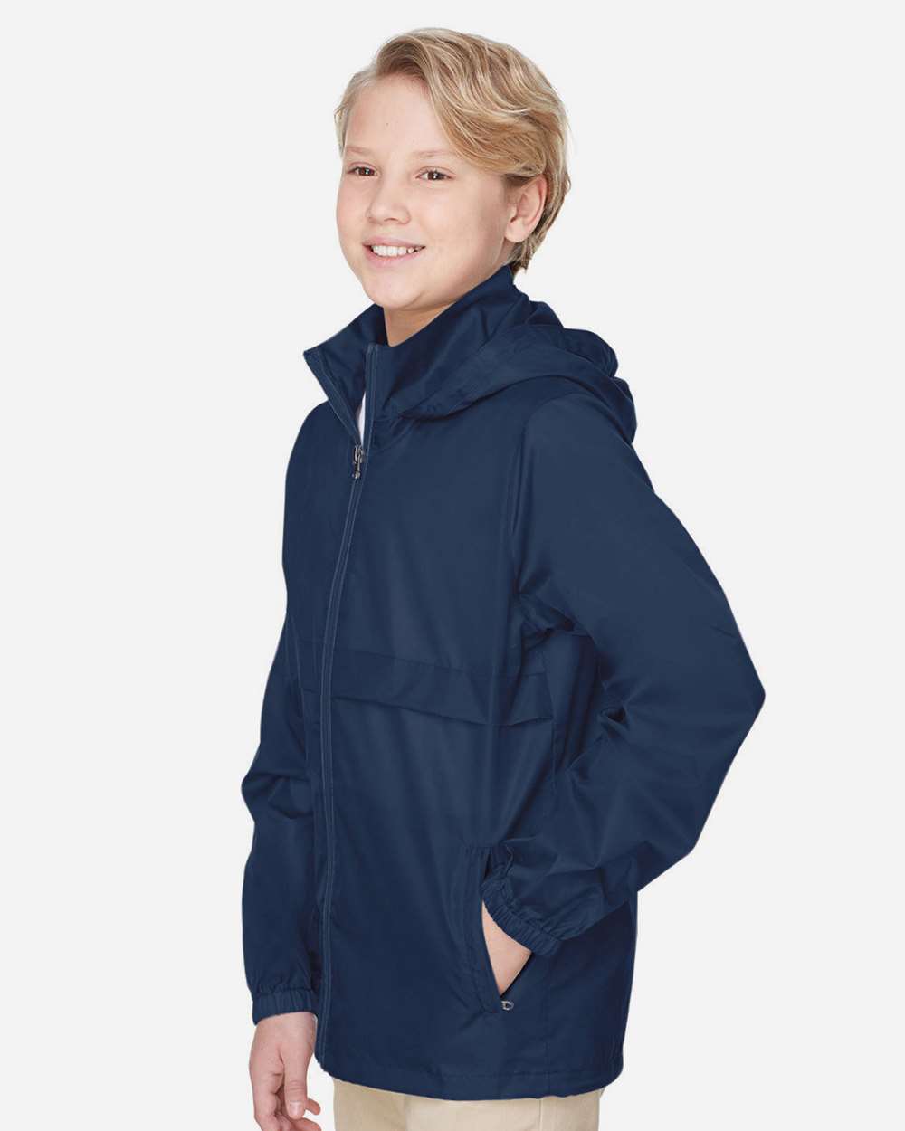 Team 365 Youth Zone Protect Lightweight Jacket - TT73Y Sport Dark Navy