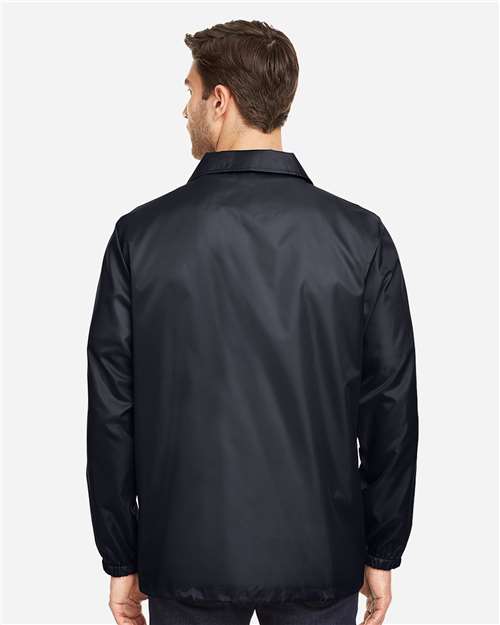 Team 365 Unisex Zone Protect Coaches Jacket - TT75 Black