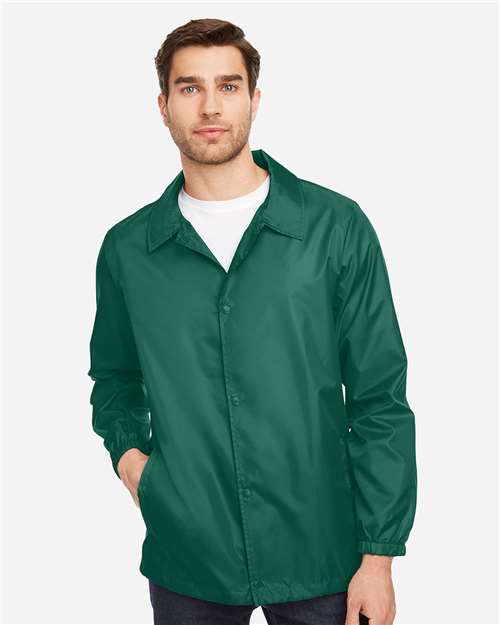 Team 365 Unisex Zone Protect Coaches Jacket - TT75 Sport Forest