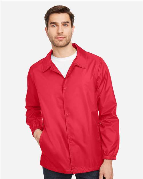 Team 365 Unisex Zone Protect Coaches Jacket - TT75 Sport Red