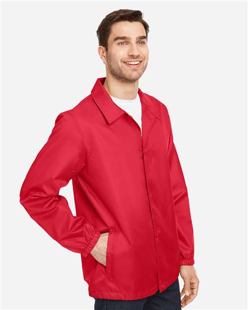 Team 365 Unisex Zone Protect Coaches Jacket - TT75 Sport Red