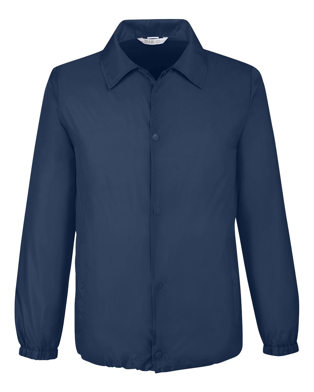 Team 365 Unisex Zone Protect Coaches Jacket - TT75 Sport Dark Navy