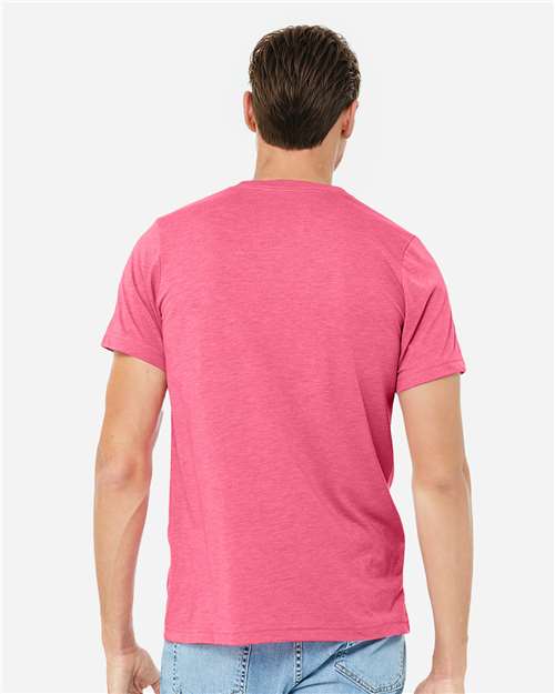 BELLA + CANVAS Triblend Tee - 3413 Charity Pink Triblend
