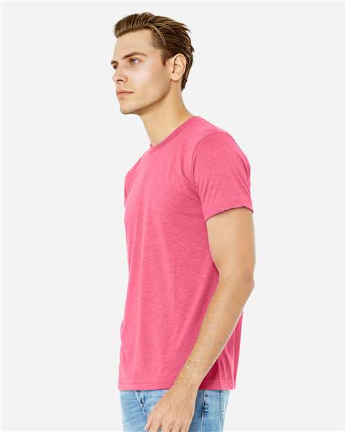 BELLA + CANVAS Triblend Tee - 3413 Charity Pink Triblend