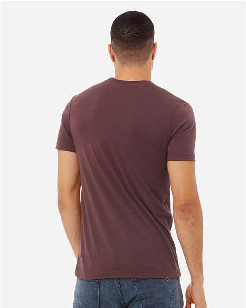 BELLA + CANVAS Triblend Tee - 3413 Maroon Triblend