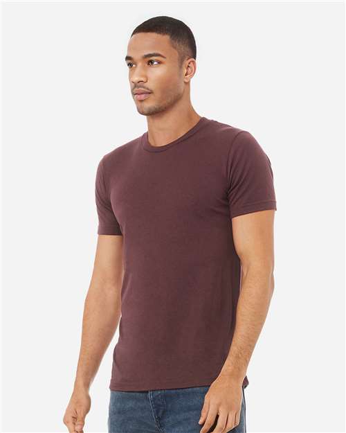 BELLA + CANVAS Triblend Tee - 3413 Maroon Triblend