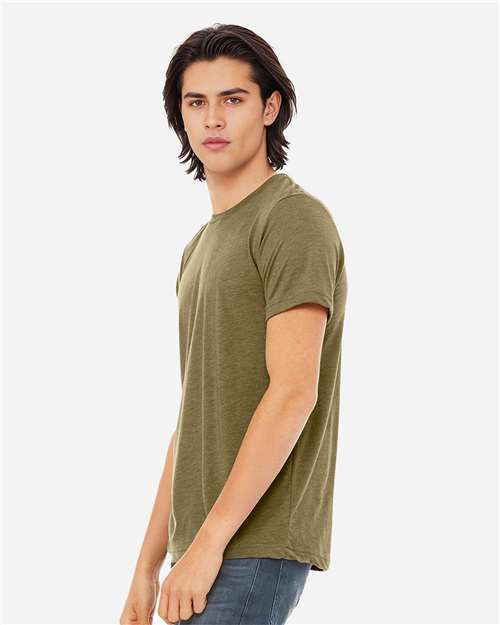 BELLA + CANVAS Triblend Tee - 3413 Olive Triblend
