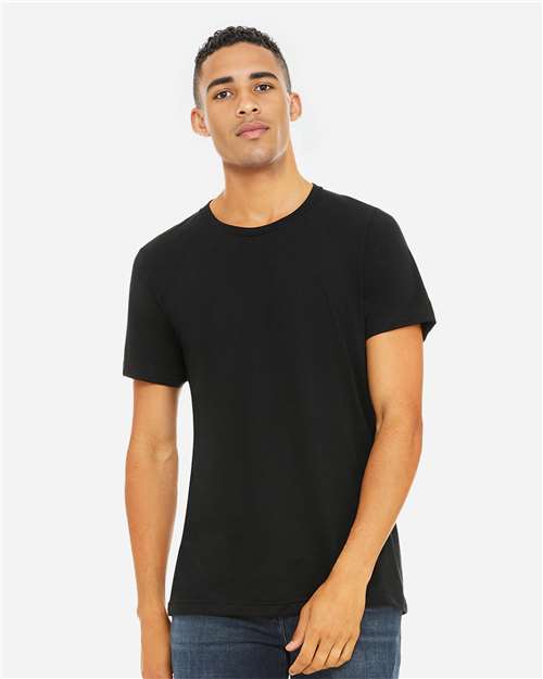 BELLA + CANVAS Triblend Tee - 3413 Solid Black Triblend