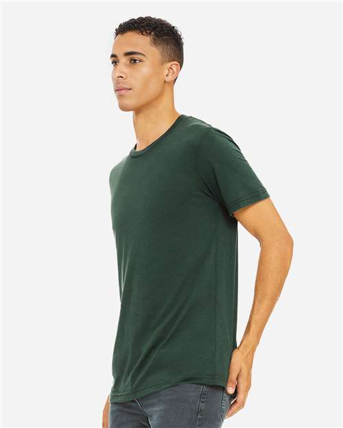 BELLA + CANVAS Triblend Tee - 3413 Solid Forest Triblend