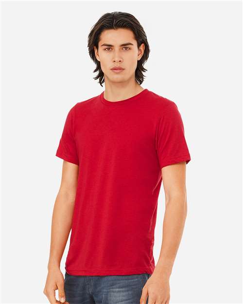 BELLA + CANVAS Triblend Tee - 3413 Solid Red Triblend