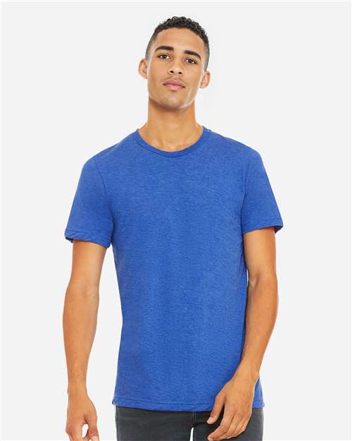 BELLA + CANVAS Triblend Tee - 3413 True Royal Triblend