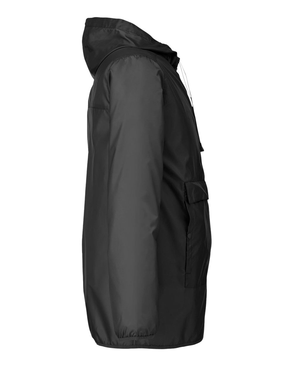 Team 365 Unisex Zone Protect Packable Anorak Jacket - TT77 Black