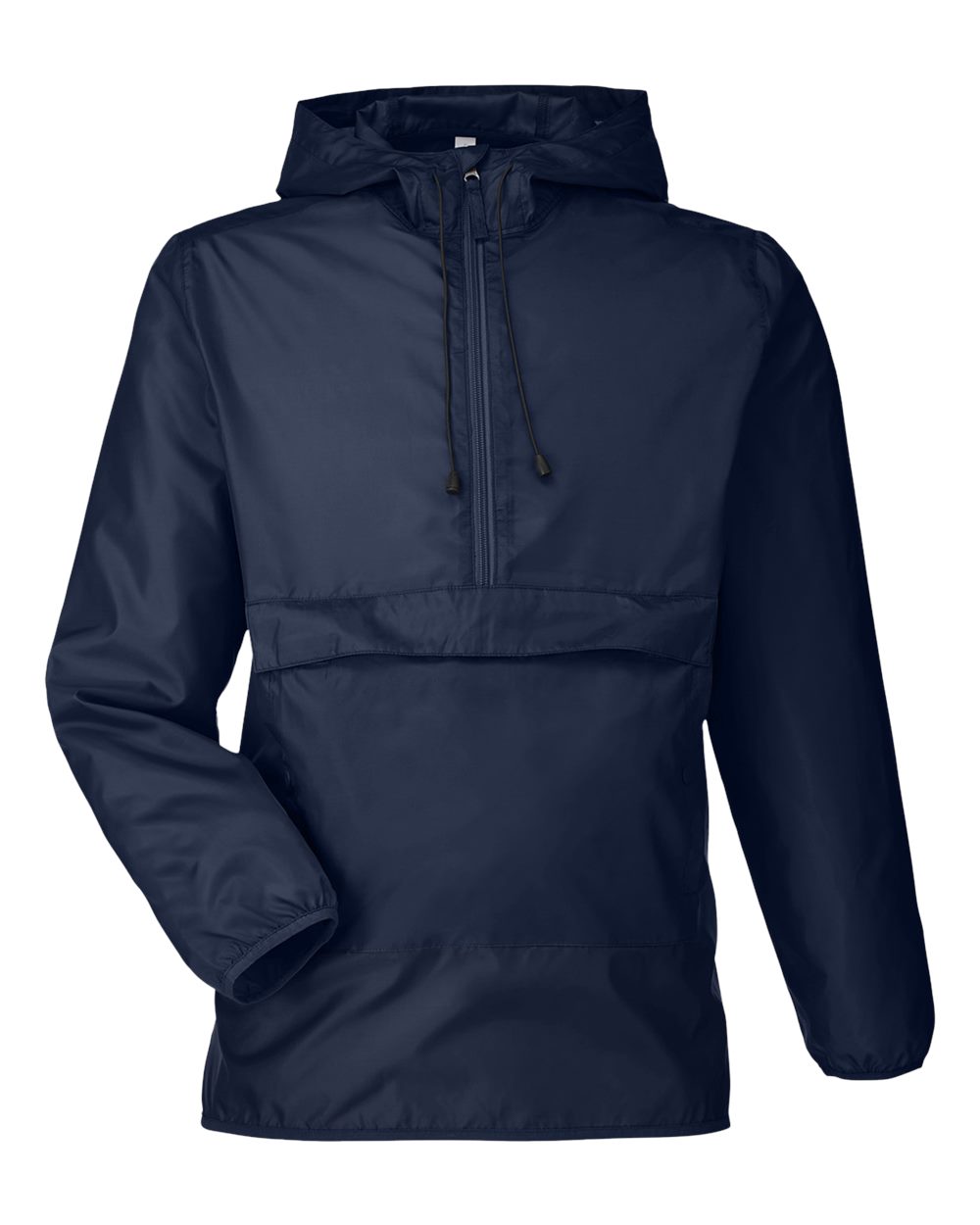 Team 365 Unisex Zone Protect Packable Anorak Jacket - TT77 Sport Dark Navy