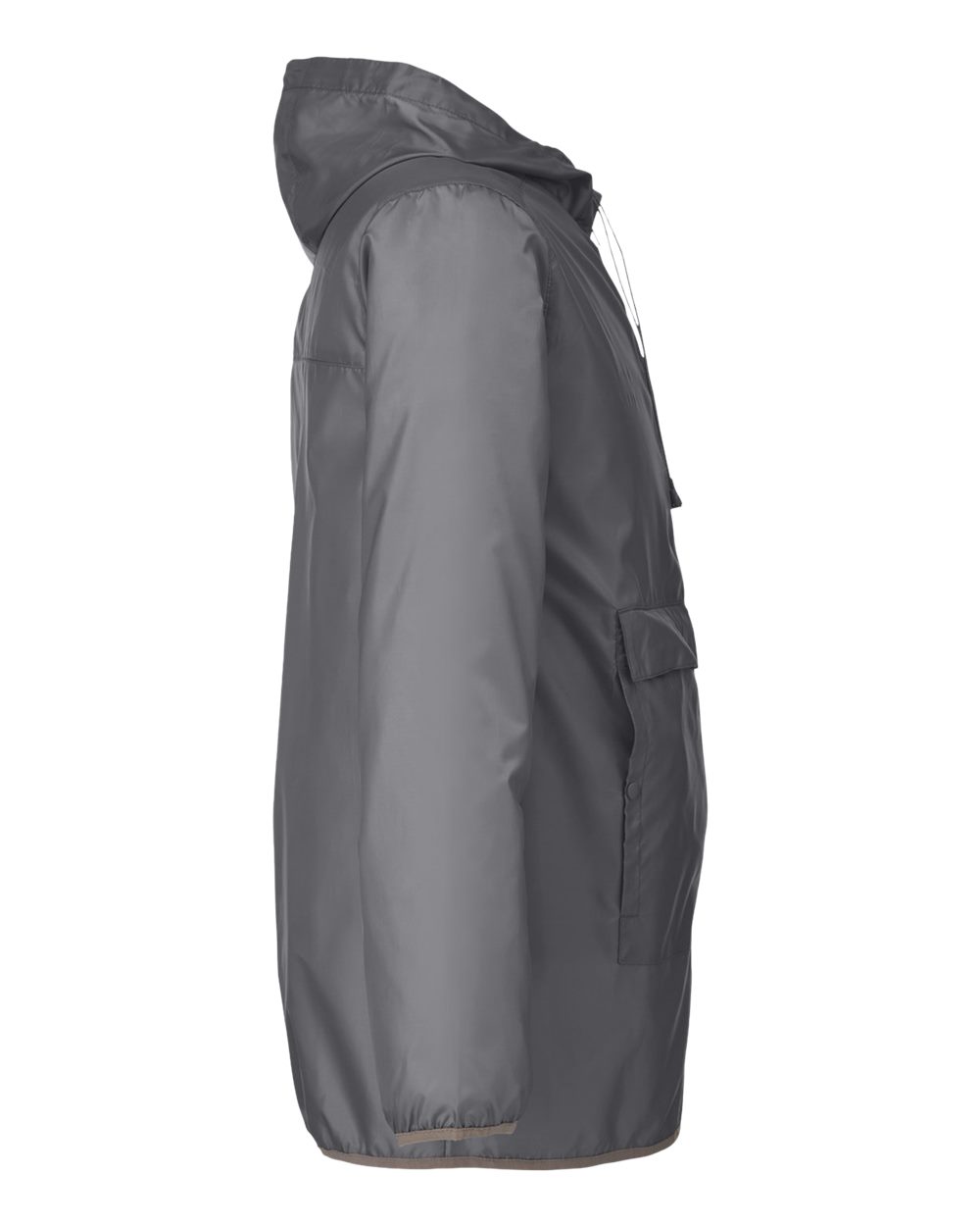 Team 365 Unisex Zone Protect Packable Anorak Jacket - TT77 Sport Graphite