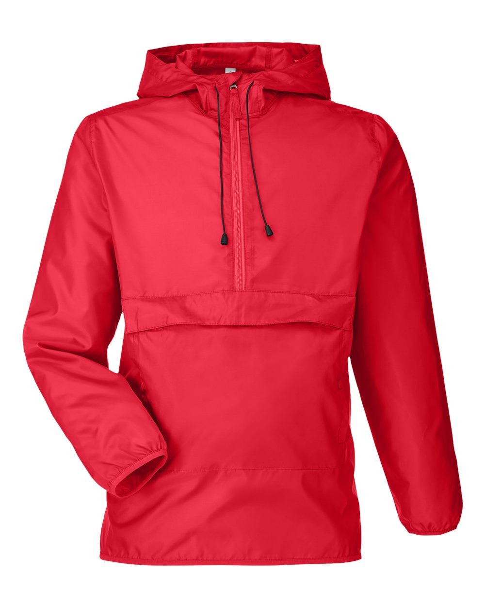Team 365 Unisex Zone Protect Packable Anorak Jacket - TT77 Sport Red